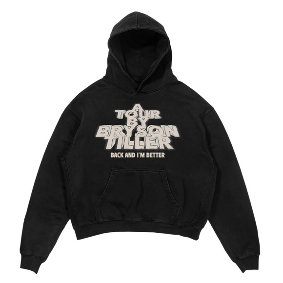 Bryson Tiller Trapsoul Back And I'm Better Tour Hoodie - Picture 2 of 13